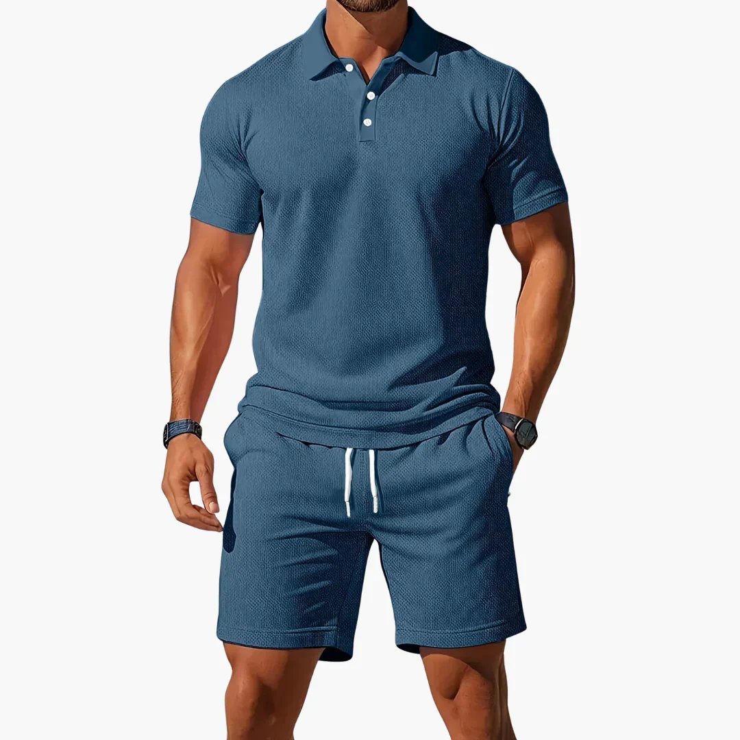Daniel | Conjunto de polos de textura transpirable