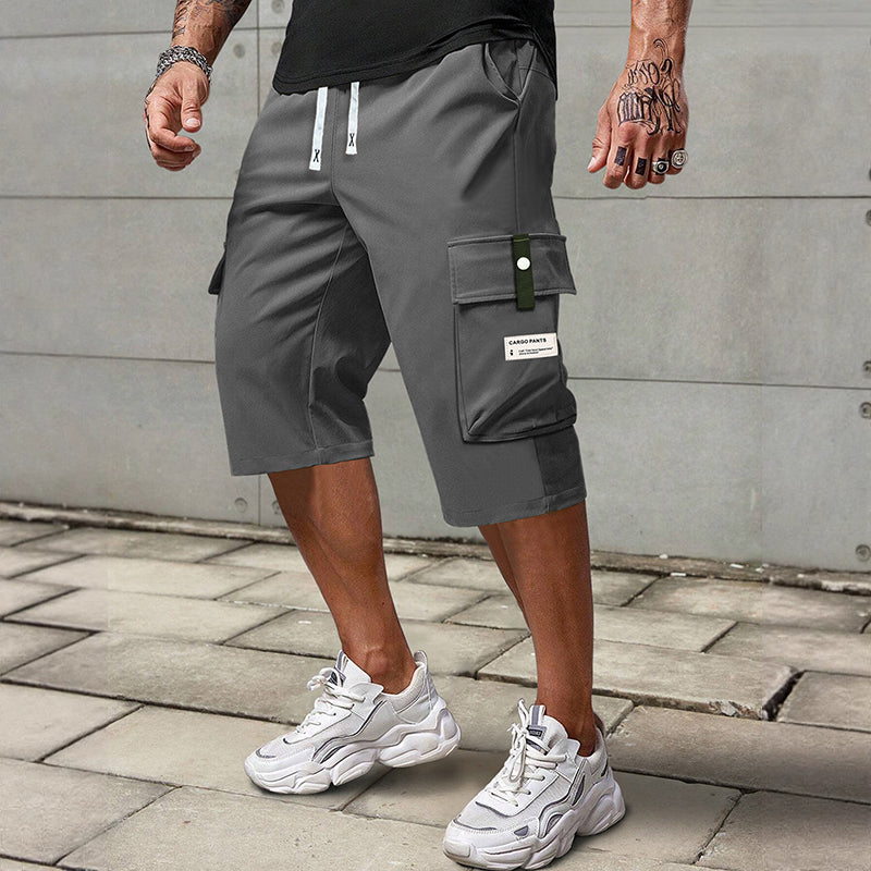 Carlos | Pantalones capri tipo cargo con cordón
