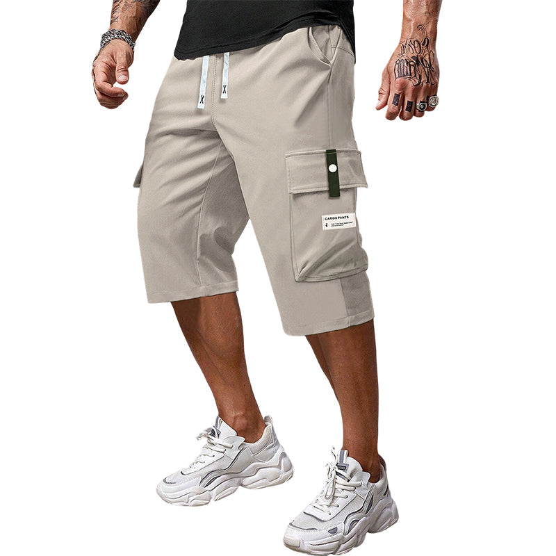 Carlos | Pantalones capri tipo cargo con cordón