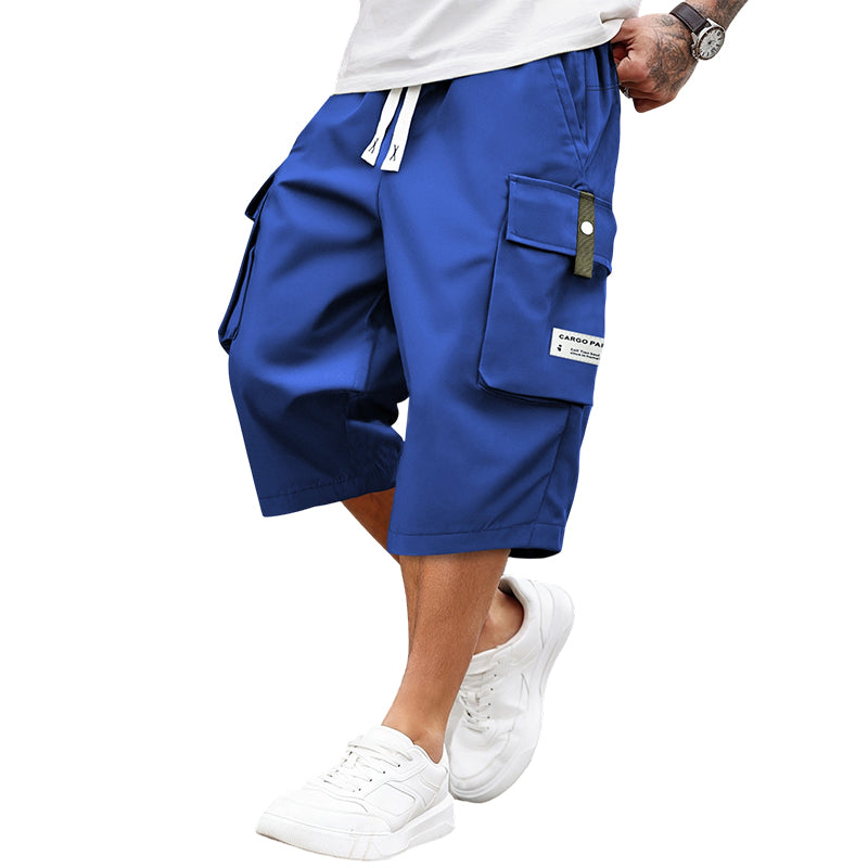 Carlos | Pantalones capri tipo cargo con cordón