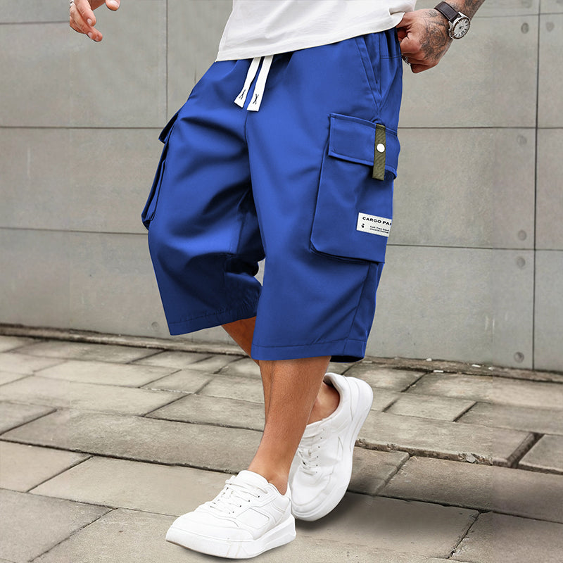 Carlos | Pantalones capri tipo cargo con cordón