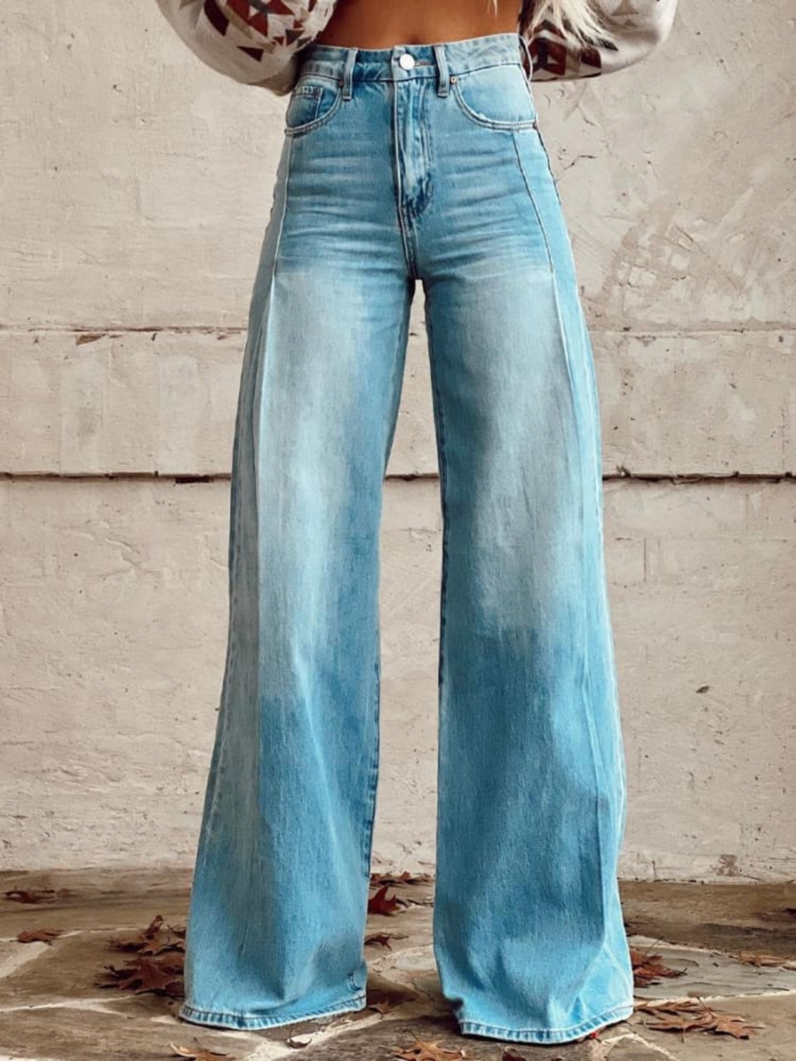 Valentina | Vaqueros anchos de estilo bohemio