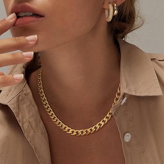 Inma | COLLAR DE ESLABONES CUBANOS GRUESOS