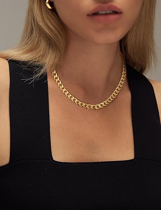 Inma | COLLAR DE ESLABONES CUBANOS GRUESOS