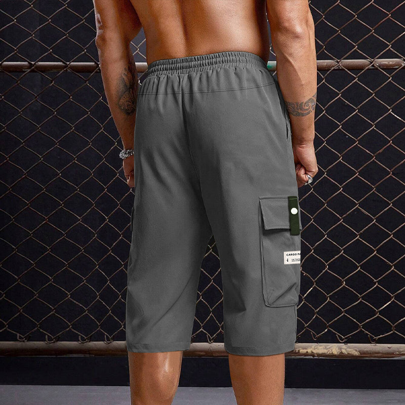 Carlos | Pantalones capri tipo cargo con cordón