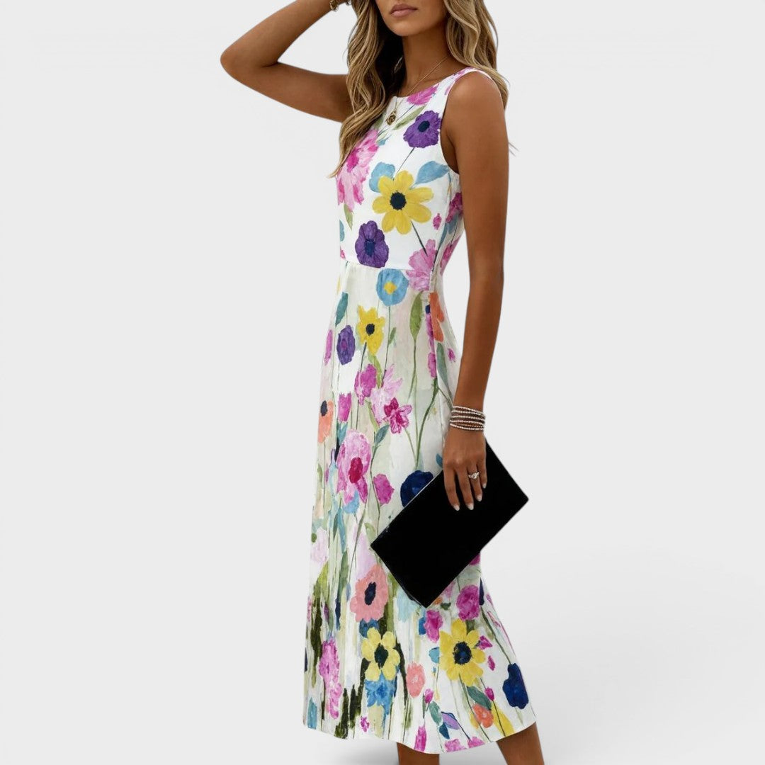 Ana | Vestido elegante con estampado floral