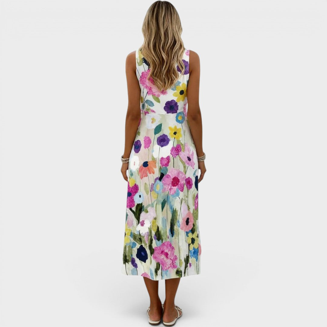 Ana | Vestido elegante con estampado floral