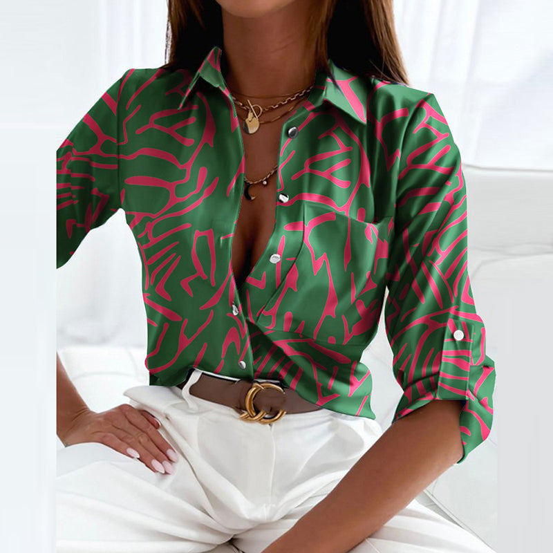 Silvia | Blusa elegante con cuello