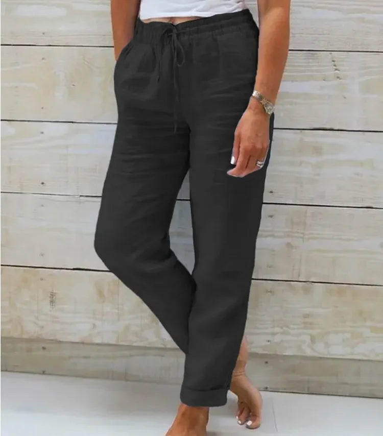 Clara | Pantalones de lino elegantes y transpirables