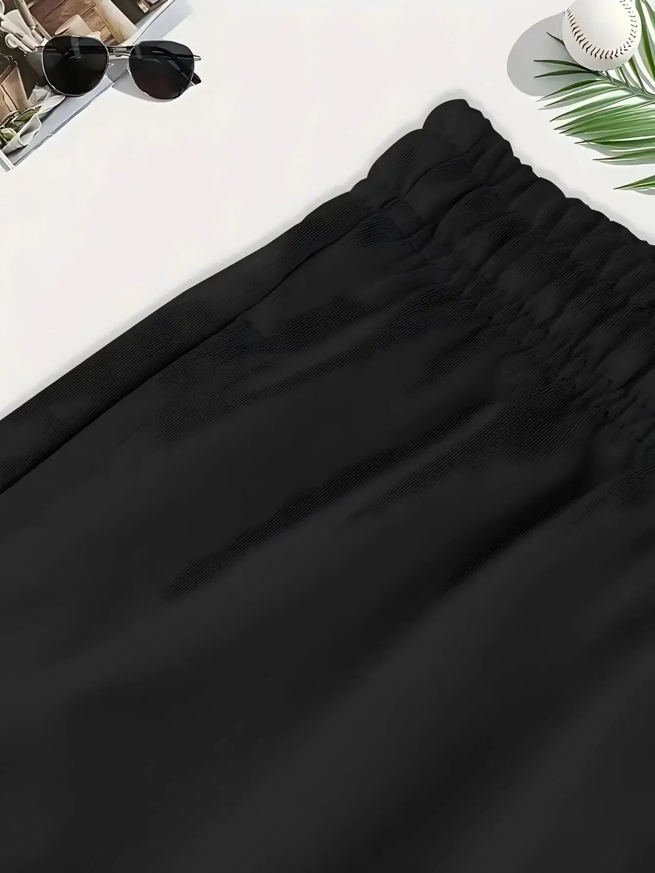 Natalia | Pantalones cortos informales transpirables de cintura alta