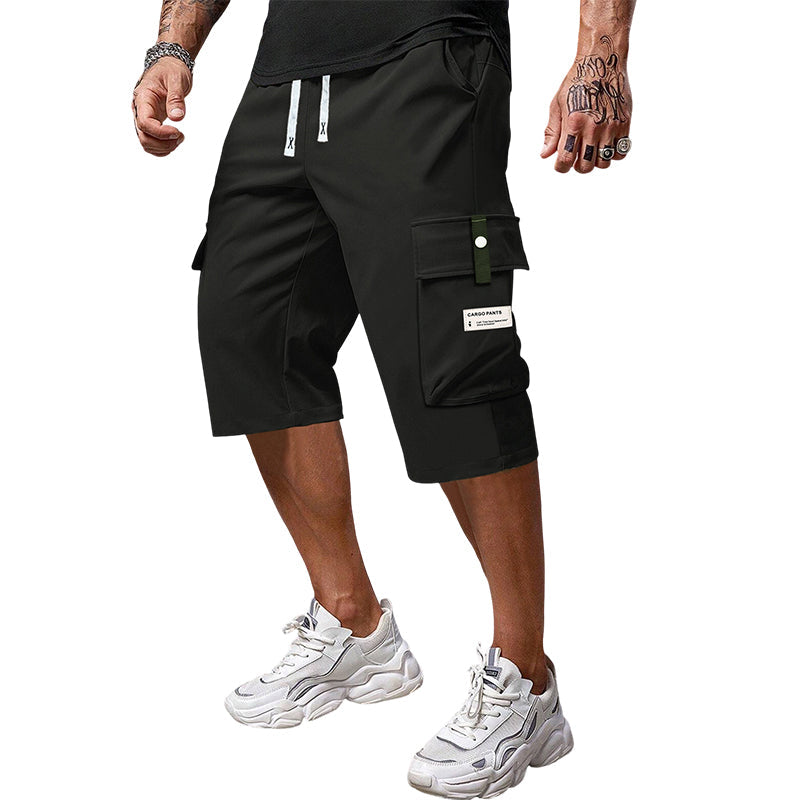 Carlos | Pantalones capri tipo cargo con cordón