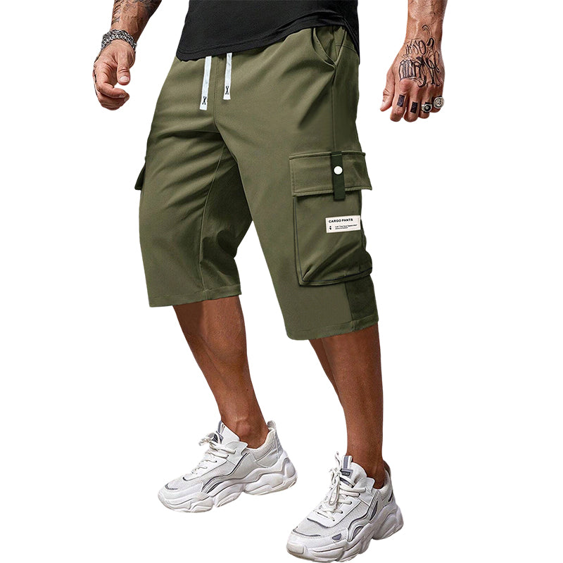 Carlos | Pantalones capri tipo cargo con cordón