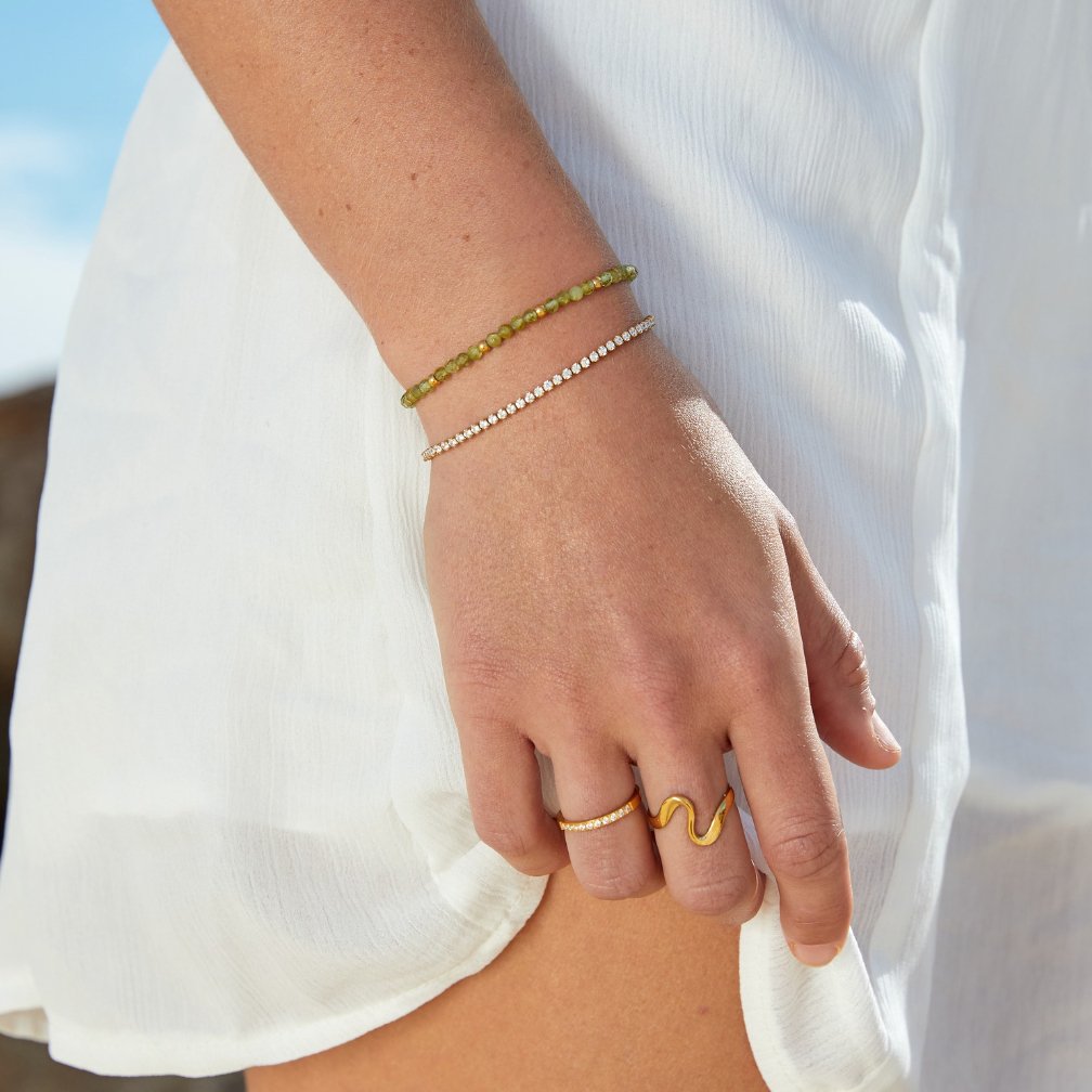 Lidia | ANILLO ONDA DORADA