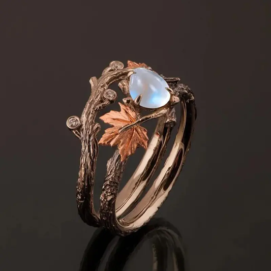 Júlia | ANILLO DE PIEDRA LUNAR NATURAL