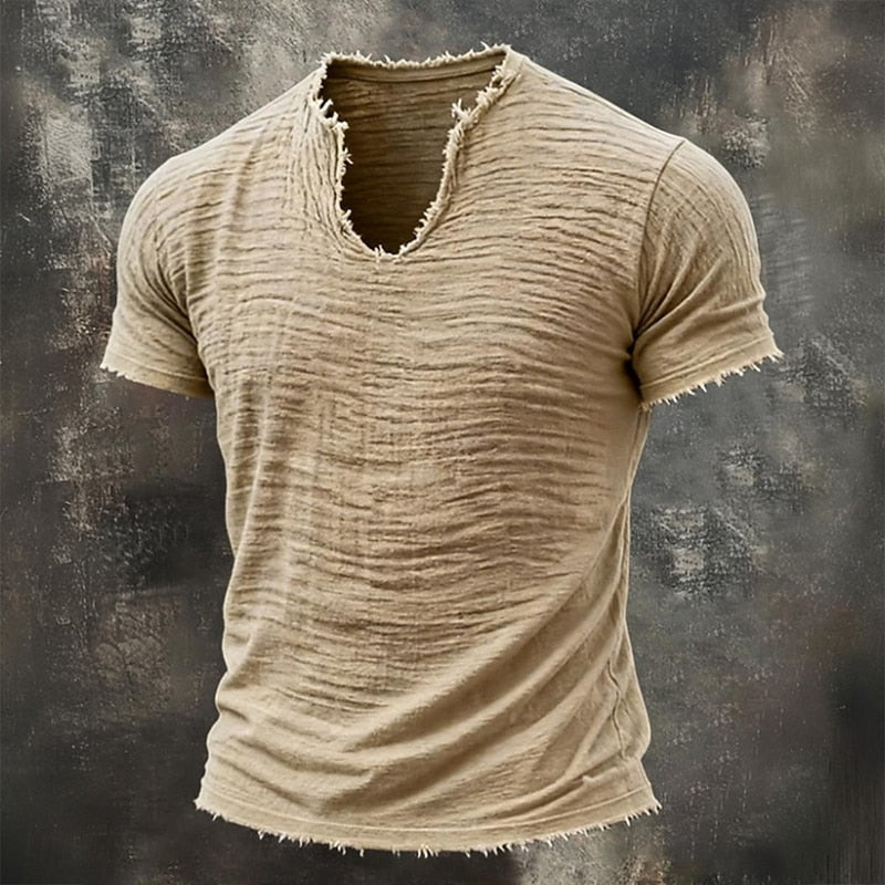 Miguel | Camiseta con cuello abierto