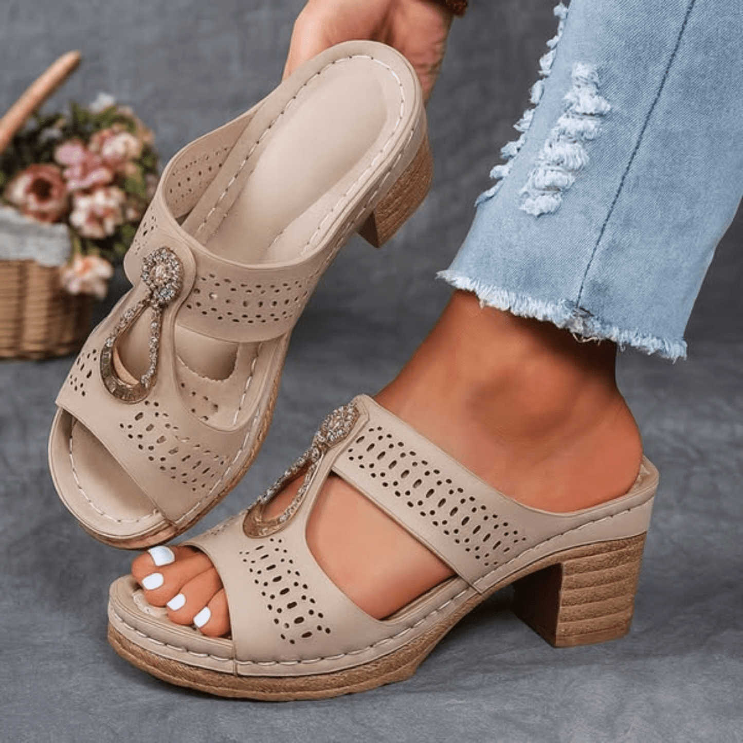 Alba | Sandalias ortopédicas cómodas Alba