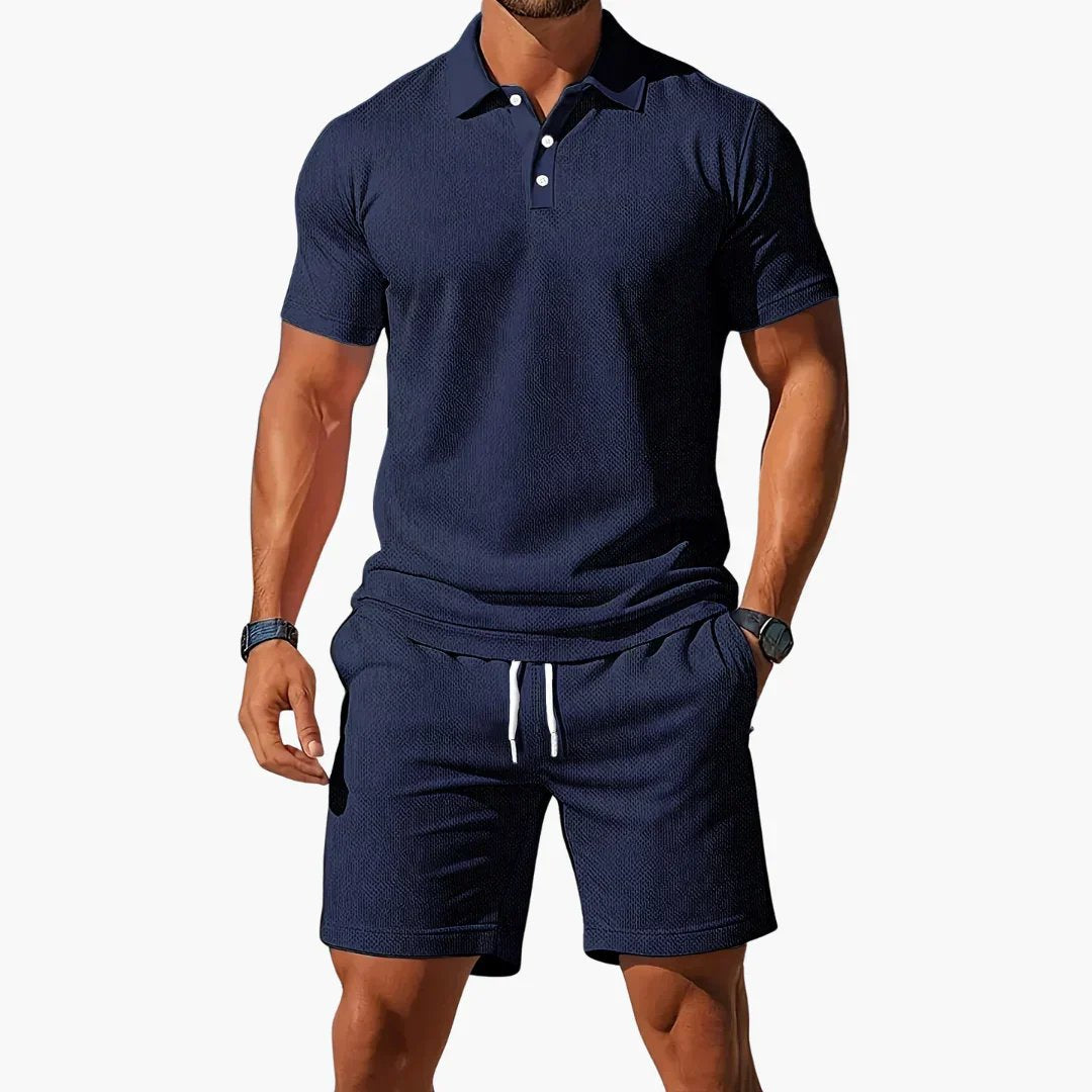 Daniel | Conjunto de polos de textura transpirable