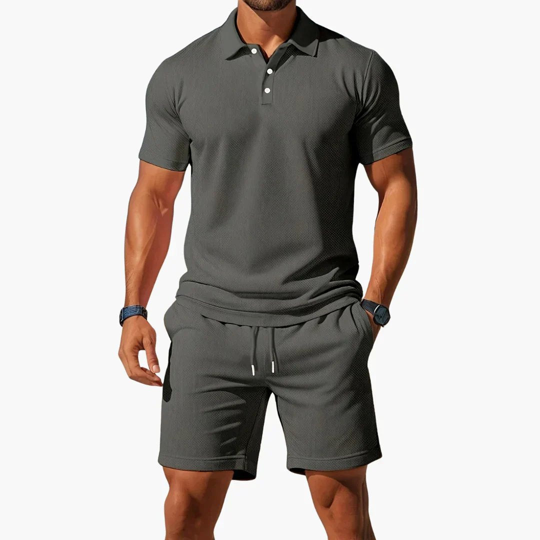 Daniel | Conjunto de polos de textura transpirable