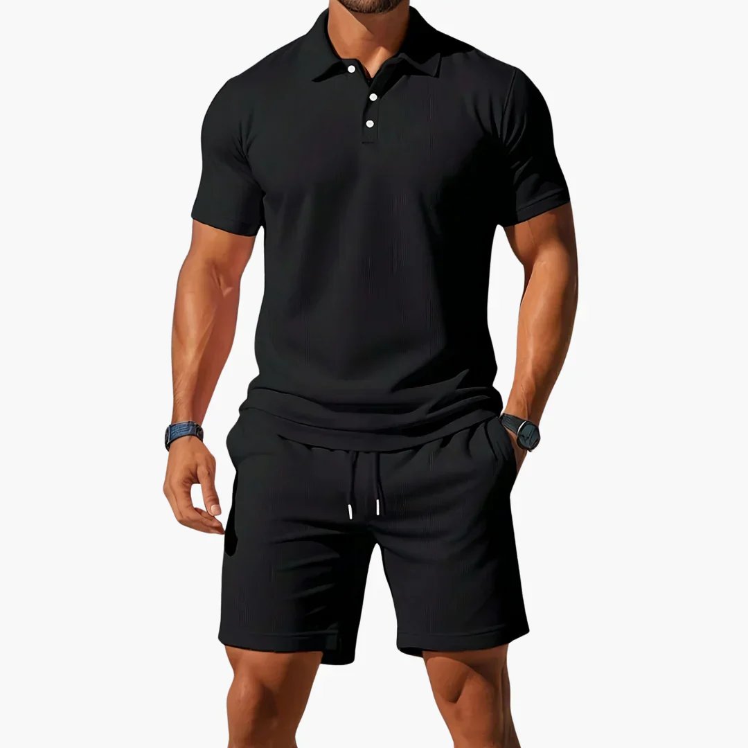Daniel | Conjunto de polos de textura transpirable