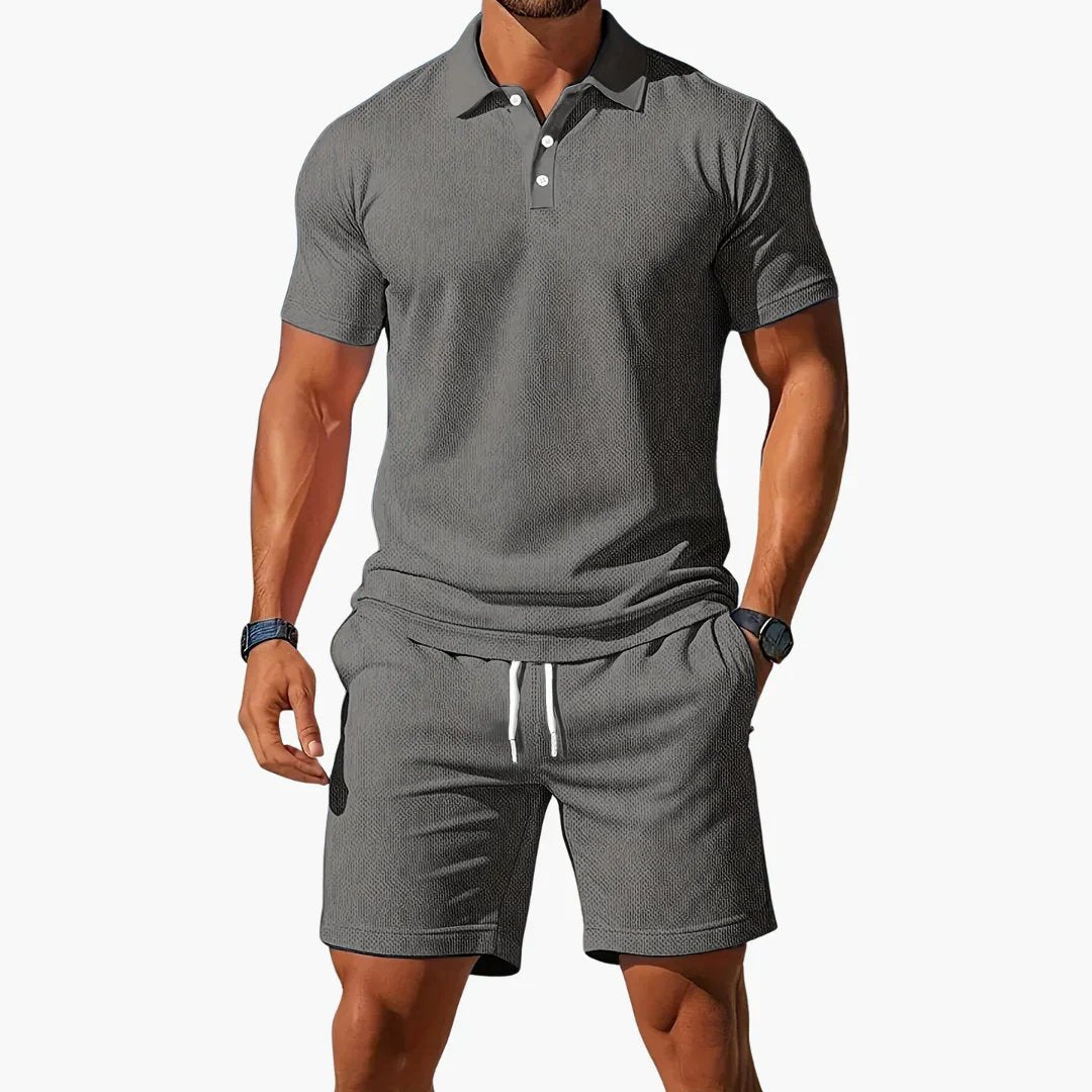 Daniel | Conjunto de polos de textura transpirable