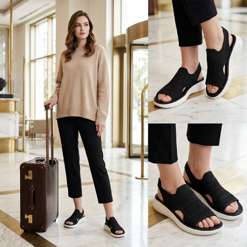 Ona | Sandalias con plataforma, de material transpirable, para mujer