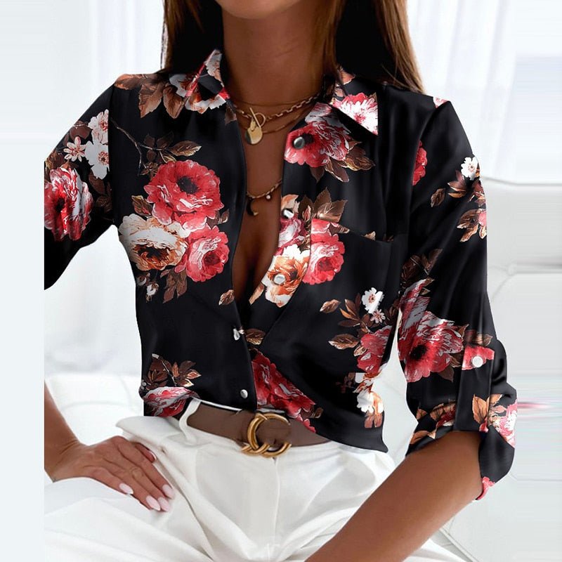 Silvia | Blusa elegante con cuello