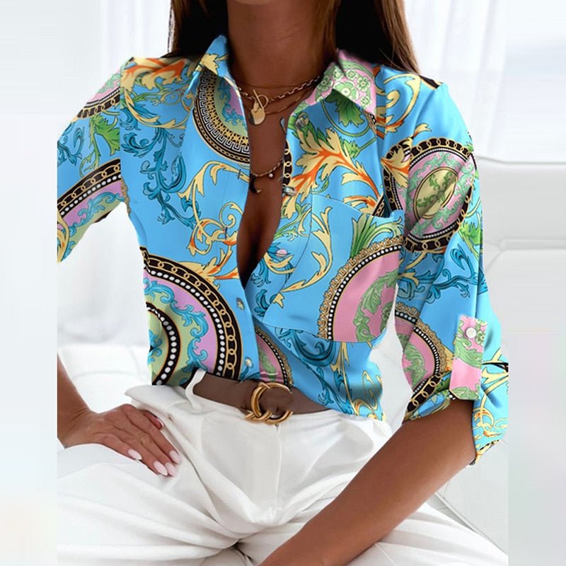 Silvia | Blusa elegante con cuello
